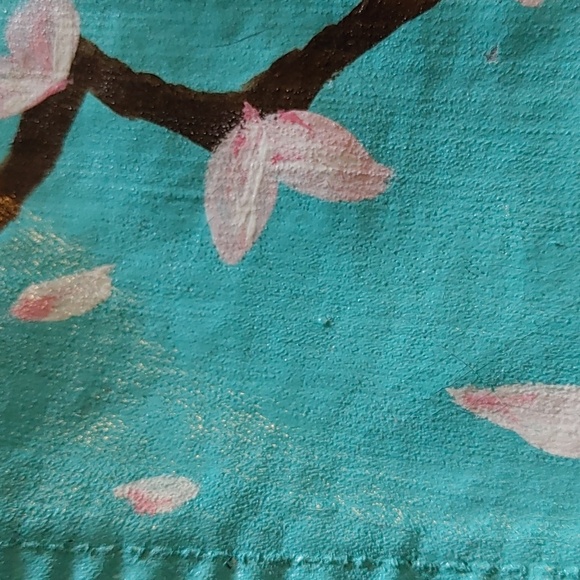 NWT Suko Jeans Cropped Jean Jacket Hand Painted Medium - Picture 16 of 16